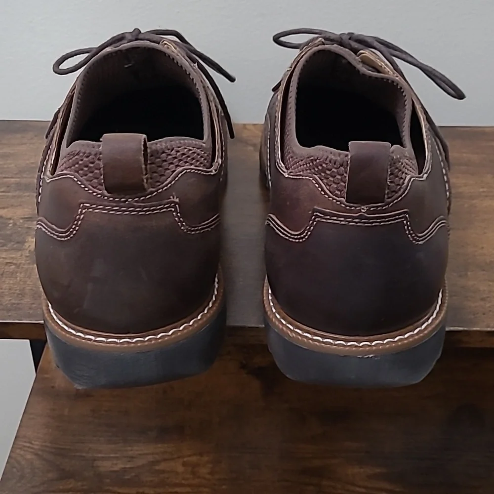 Dockers Dark Brown Leather Oxfords size 11.5